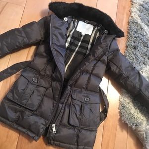 Girls Burberry winter coat